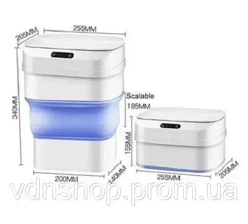 Відро для сміття з сенсорною кришкою ZSW-L11 (8л) (WO-10) (24) | Зображення 1