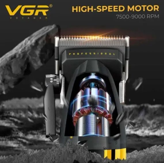 Акумуляторна машинка для стрижки VGR V-285 з насадками | Зображення 1