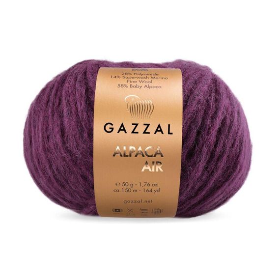 ALPACA AIR № 98 пряжа для в'язання Gazzal