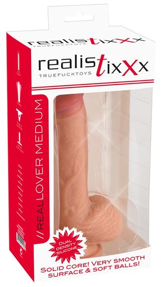 Фаллоимитатор с мошонкой на присоске REAL LOVER Sex Aura | Зображення 7