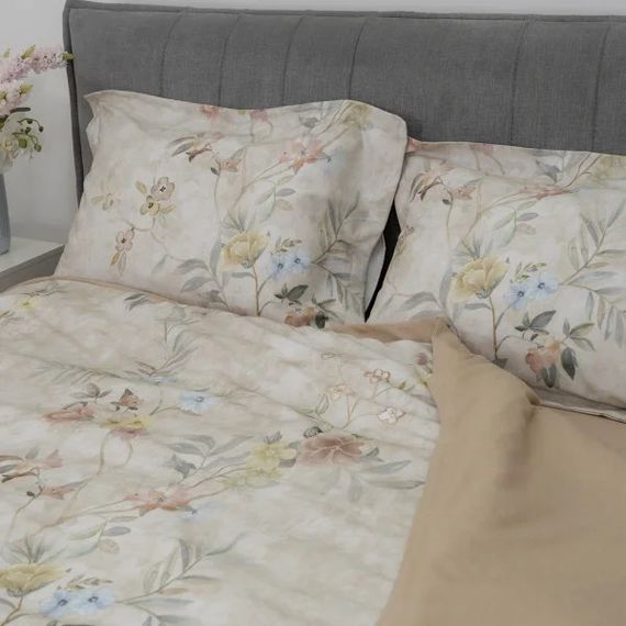 Постільна білизна євро Viluta Brushed Warm Cotton WC 01 220х200 см | Зображення 1