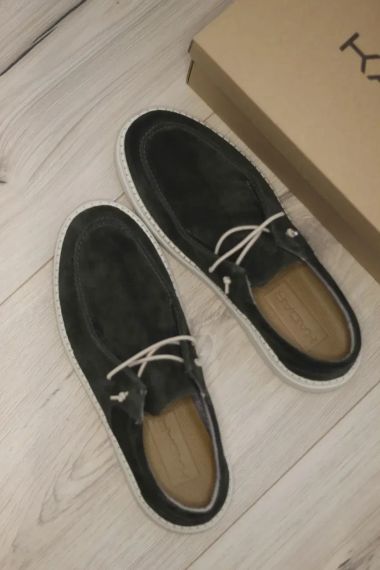 Сучасні топсайдери Kadar зеленого кольору 45 розмір | Зображення 2