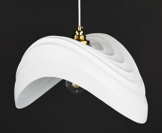 Люстра підвісна на 1 лампочку 27850 Латунь 30-150х35х38 см. | Зображення 2