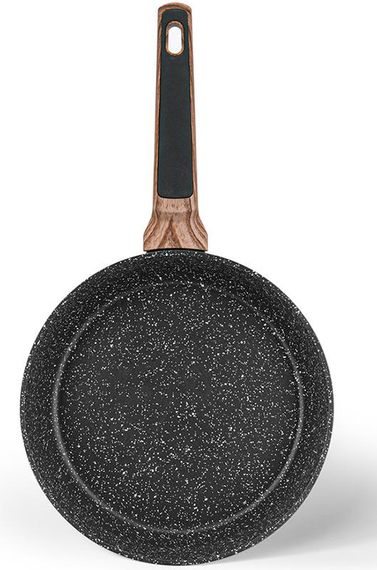 Сковорода глибока Fissman Diamond Grey Ø24см з 5-шаровим антипригарним покриттям, чорний | Зображення 1