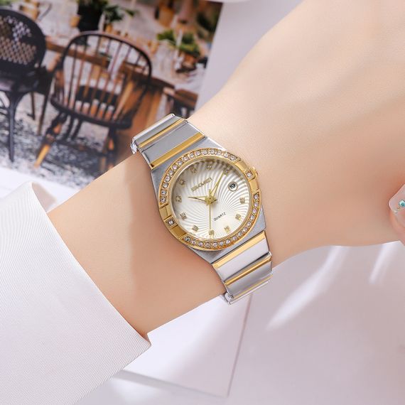 Жіночий класичний годинник Skmei 2342TGD Gold | Зображення 2
