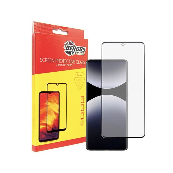 Скло захисне Dengos Full Glue Xiaomi Redmi Note 14 Pro (black) (TGFG-382)