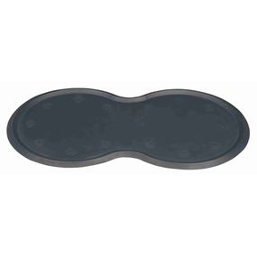 Килимок під миску Trixie для собак темно-сірий каучук 45х25 см