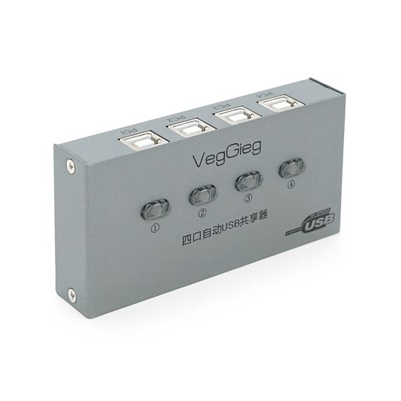 Коммутатор VEGGIEG V-F502 USB 2.0/4BM. PC to Scanner Printer Sharing Switch | Зображення 2