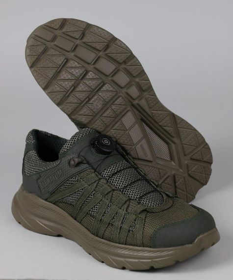 Кросівки ULTIMATUM Viper Олива B-124 зі швидкою шнурівкою, Тактичні кросівки на автошнурку