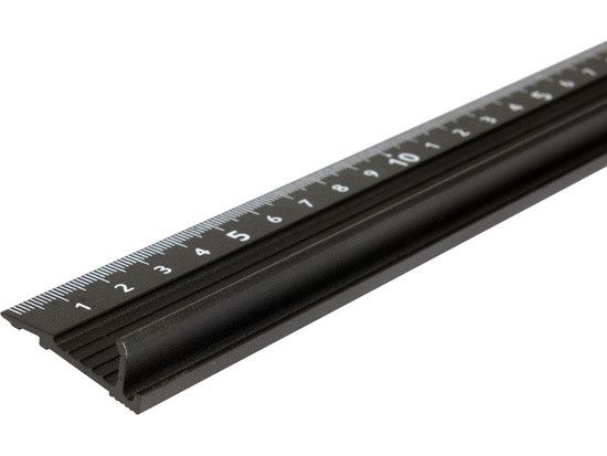 Линейка жесткий профиль 35х450 ​​мм алюминий YATO YT-70727