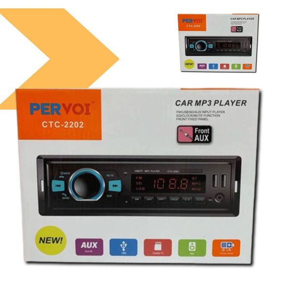 Автомагнітола MP3 з потужним FM-тюнером XPRO CTC-2202 (44846-CTC-2202_370) | Зображення 1