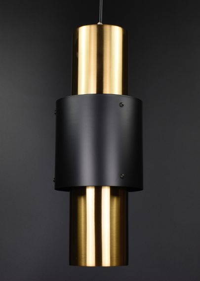 Люстра підвісна на 1 лампочку 27088 Латунь 45-200х15х15 см. | Зображення 1