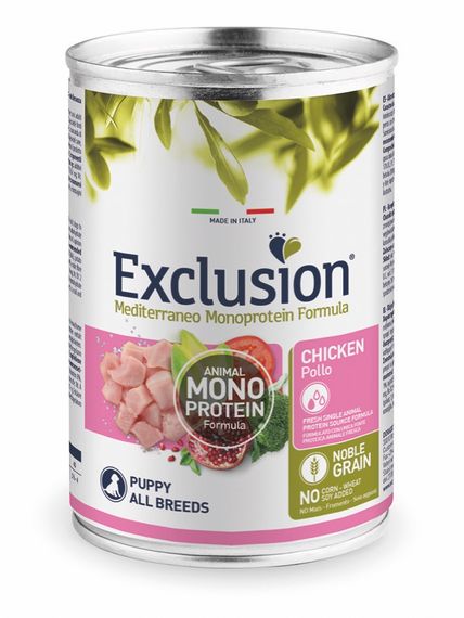 Корм Exclusion Puppy Chicken Wet вологий з куркою для цуценят 400 гр