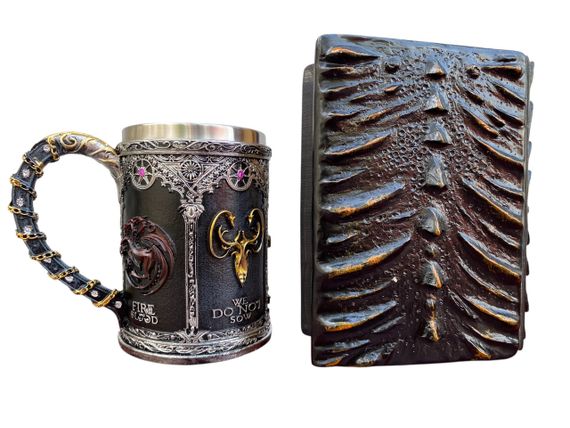 Подарунковий набір Кухоль 3D Сім Королівств і Блокнот 3D «Жар Серця Дракона» | Зображення 1