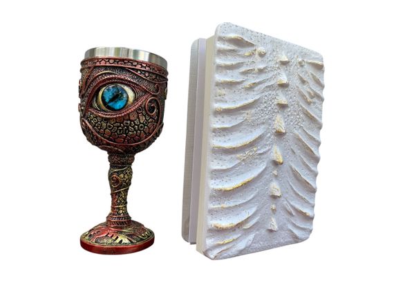 Подарунковий набір Келих 3D Око Blue і Блокнот 3D «Око Крижаного Хранителя» | Зображення 1