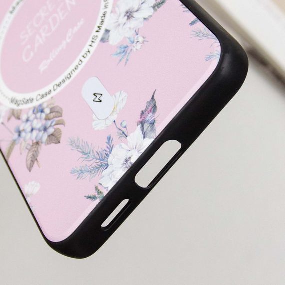 TPU+PC чохол Secret Garden with MagFit для Samsung Galaxy S24+ Pink | Зображення 7