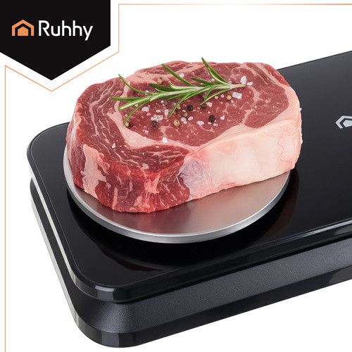 Вакуумний пакувальник для продуктів Ruhhy 2-в-1 зі шкалою — подвійний насос 80 кПа, 120 Вт | Зображення 7