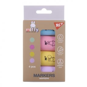 Набір текстових маркерів YES Miffy 391093 4 кольори