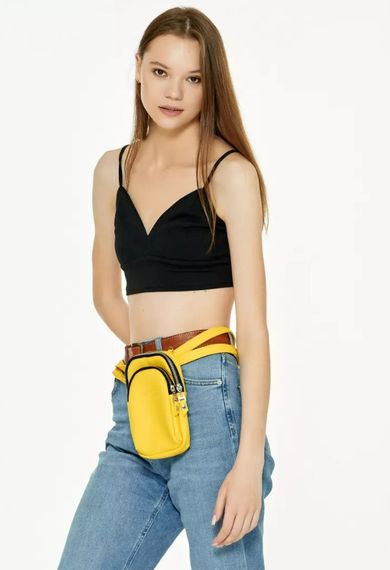 Сумка жіноча Sambag Modena жовта 19 х 11 х 3 см (96093028) | Зображення 1