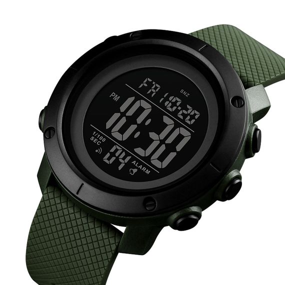 Чоловічий годинник Skmei 1434AGBK Army Green-Black | Зображення 1