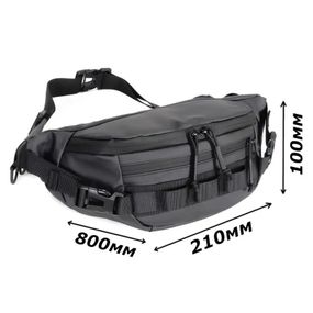 Елегантна чоловіча бананка на пояс, Бананка унісекс, Поясна сумка на дві кишені Сумки пояс SZ-42