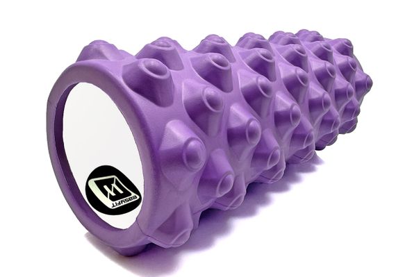 Масажний ролик EasyFit Grid Roller Extreme 33 см Фіолетовий (EF-2023-V)