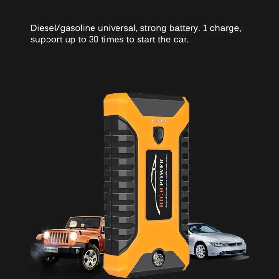 Пускозарядное автомобильное устройство Jumpstarter 27JX 12В/2А с аккумулятором на 99800mAh и фонарём ANS К | Зображення 6