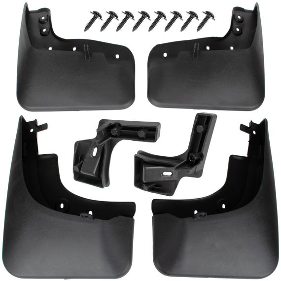 VW Tiguan (07-15) бризковики 4 шт комплект, Тігуан