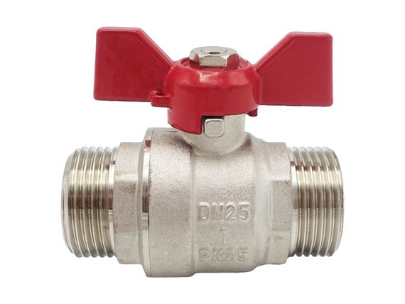 Кран кульовий Valogin Optima 1" ЗЗ червоний метелик VG-103103 1/22 шт | Зображення 3