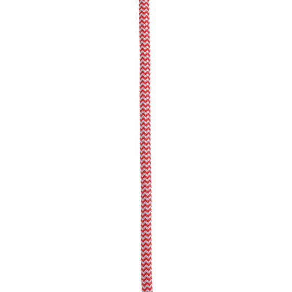 Декоративный кабель в тканевой оплетке IU-2 2x0,75 RED/WH (1м) | Зображення 1
