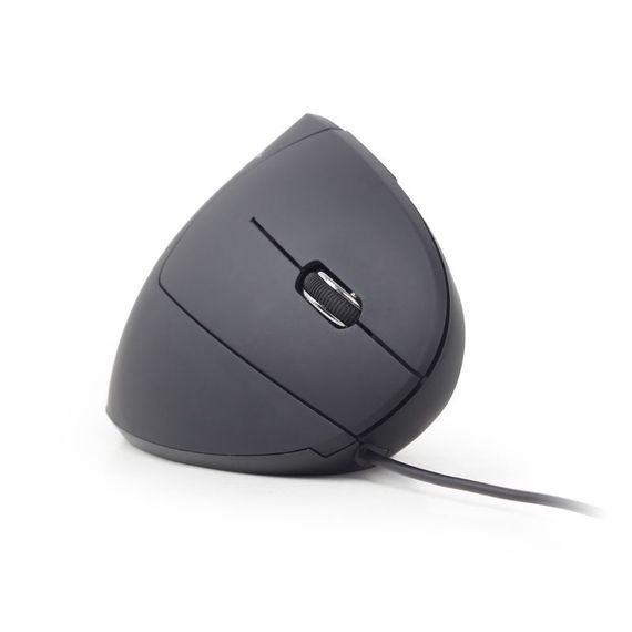 Оптична мишка Gembird MUS-ERGO-01, USB интерфейс, чорний колір | Зображення 1
