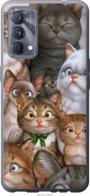 Чехол на Realme GT Master коты "1653u-2852-17620"