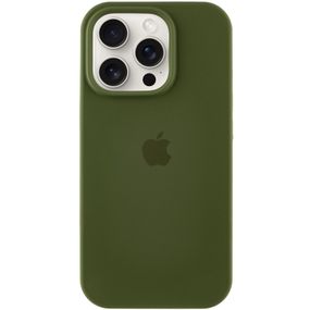 Чохол Silicone Case Full Protective (AA) для Apple iPhone 13 Pro (6.1") Зелений / Dark Olive