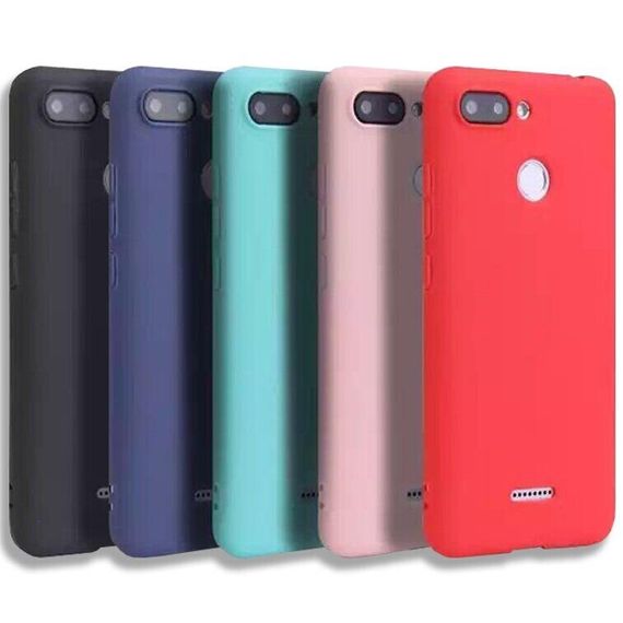 Чохол Candy Silicone для Xiaomi Redmi 6 колір Бірюзовий | Зображення 4