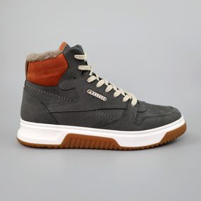 Черевики чоловічі зимові шкіряні 589604 Сірі 40 44