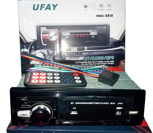 Автомагнитола UFAY 6919 Bluetooth 4x50W автомобильная магнитола Черный | Зображення 1