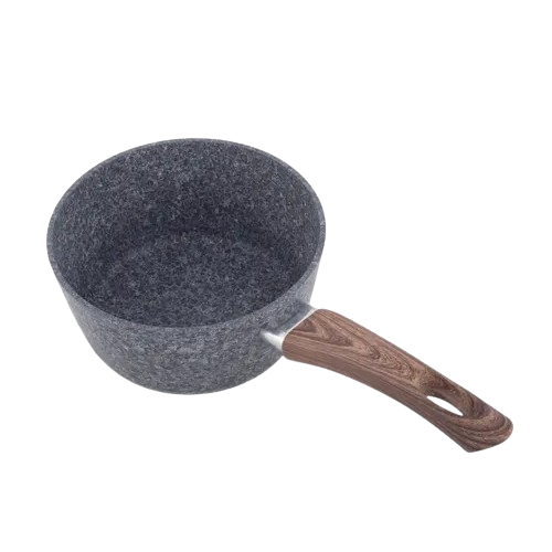 Ковш алюміній 1,5л d16см а/п Grey marble 4170 KAMILLE | Зображення 1