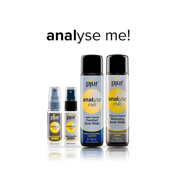 Анальна змазка pjur analyse me! Comfort water glide на водній основі з гіалуроном, 100 мл | Зображення 2
