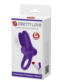 Кільце ерекційне серії Pretty Love "Vibrant penis ring II" Sex Aura