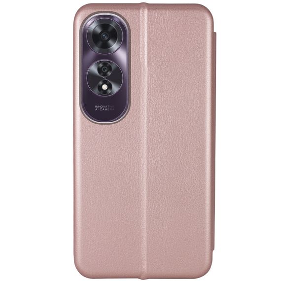 Шкіряний чохол-книжка Classy для Oppo A60 4G Rose Gold | Зображення 1