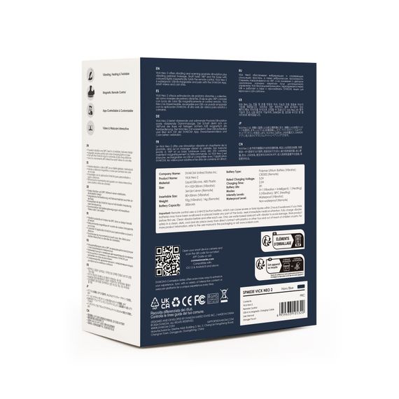 Інтерактивний масажер простати та вібратор точки G Svakom Vick Neo 2 | Зображення 7