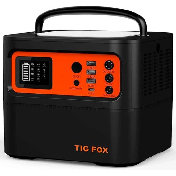 Портативна електростанція TIG FOX Portable Power Station 540 Wh/500W Портативна зарядка Електрогенератор