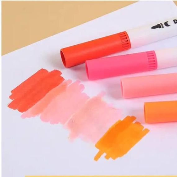 Набор маркеров-лайнеров и маркеров-кистей на водной основе 60 шт WORISON