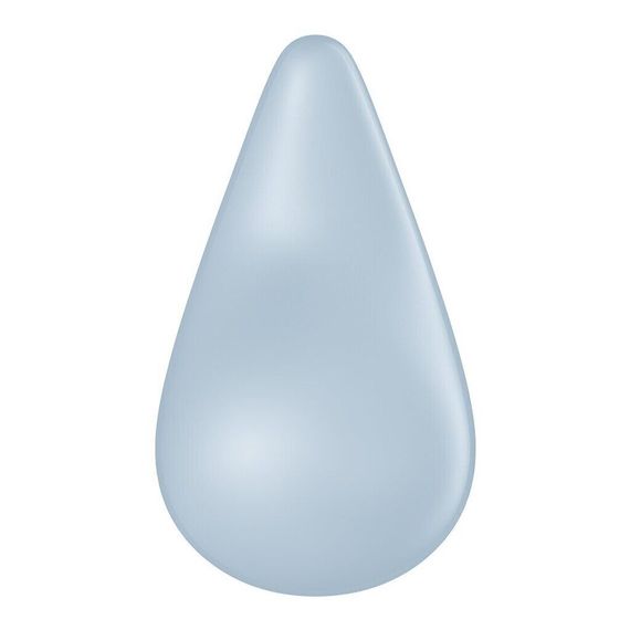 Вібратор для зовнішньої стимуляції Satisfyer Dew Drop Blue, 2 мотори, 12 режимів, м’який корпус | Зображення 3