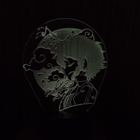 Акриловый светильник-ночник Genshin белый tty-n000287