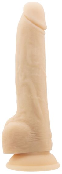 Фалоімітатор з пульсацією Naked ADDICTION Dominic 9″ Vanilla, пульт ДК, діаметр 4,2 см