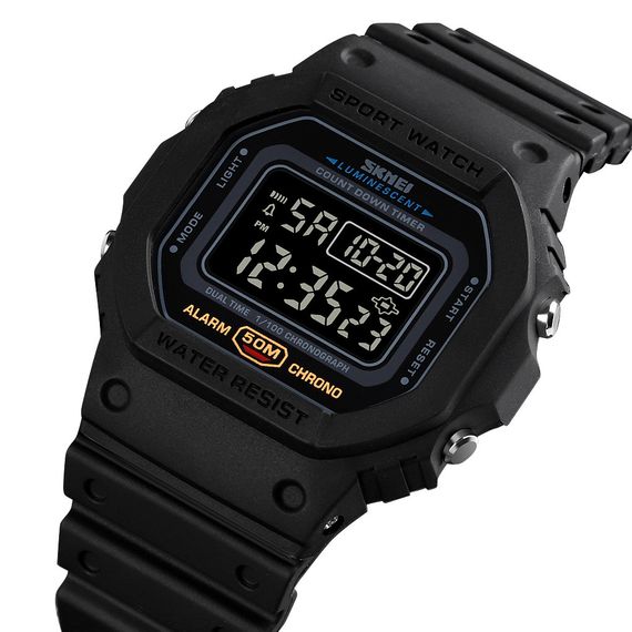 Skmei 1628 All Black | Зображення 1