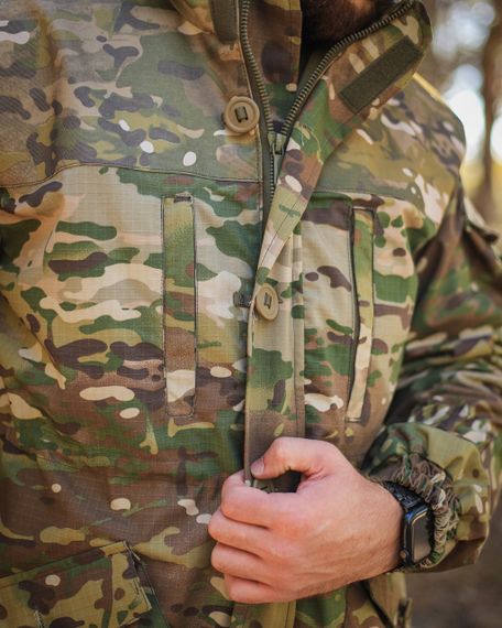 Костюм тактичний Гірка 5 зимовий Мультикам з налокітниками та наколінниками | Зображення 8