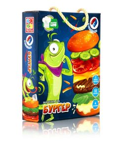Розвиваюча магнітна гра "Бургер" VT2310-06 Vladi Toys, 32 магніти, в коробці (4820195059623)