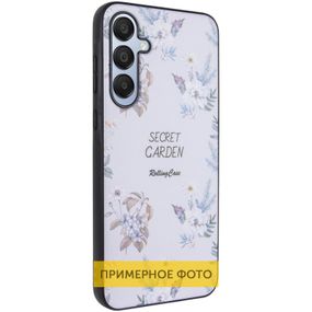 TPU+PC чехол Secret Garden для Xiaomi Redmi 13C / Poco C65 White